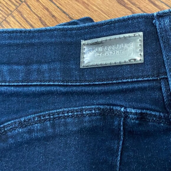 Juicy Couture Blue Skinny Stretch Jeans Size 12 - Picture 3 of 6